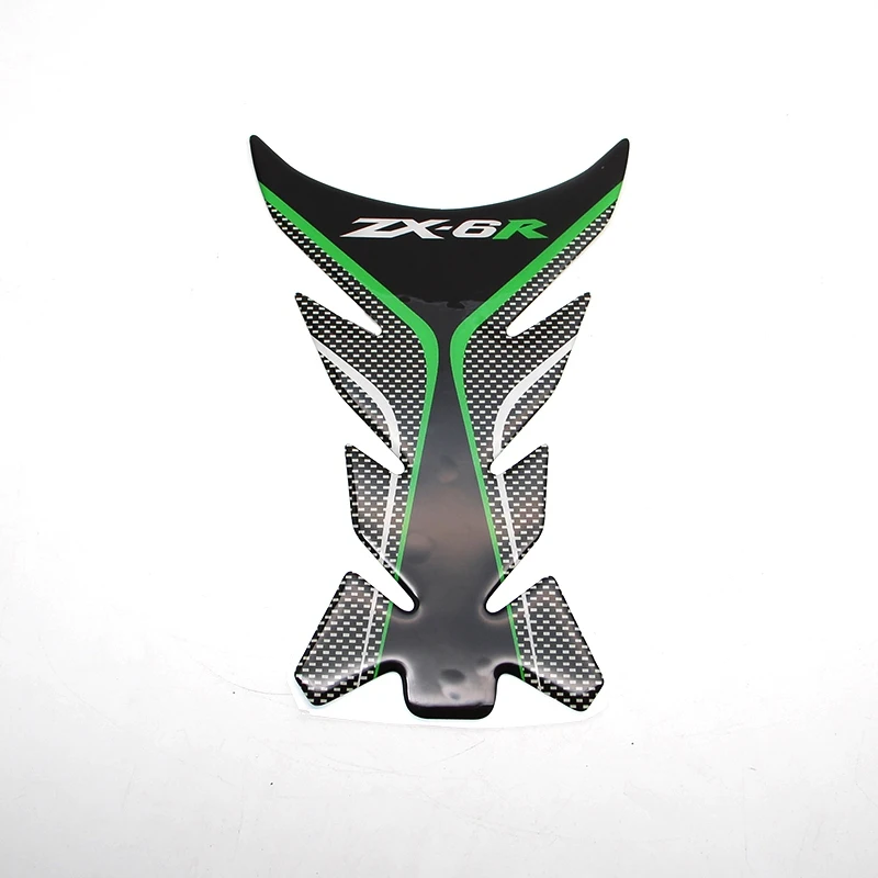 Motorcycle Carbon Fiber 3D Adhesive Tank Pad Protective Decal Stickers