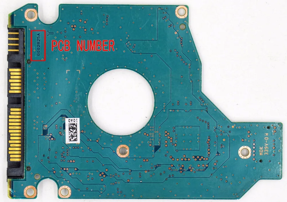 HDD2J96, HDD2K51, HDD2M03, HDD2H85, HDD2L34, HDD2H83, HDD PCB Jia Yuan Sheng/G002825A/MK5075GSX, HDD2J94, HDD2J93