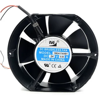 

Free shipping YM2417ANB1 Communication Equipment Cooling Fan DC 24V 0.6A 14.4W 3000RPM 17251 172*150*51mm 17cm 2 Wires