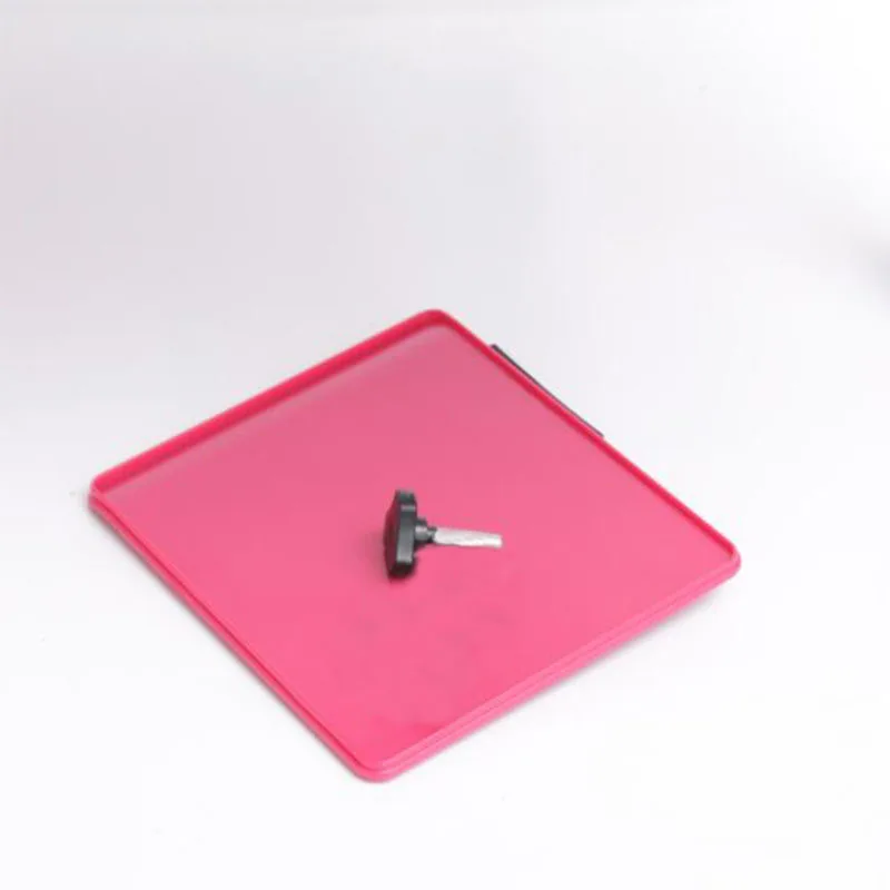 

Aluminum Laptop Folding Table Mouse board Black / Red color Portable folding table parts mouse pad with one Screw D50