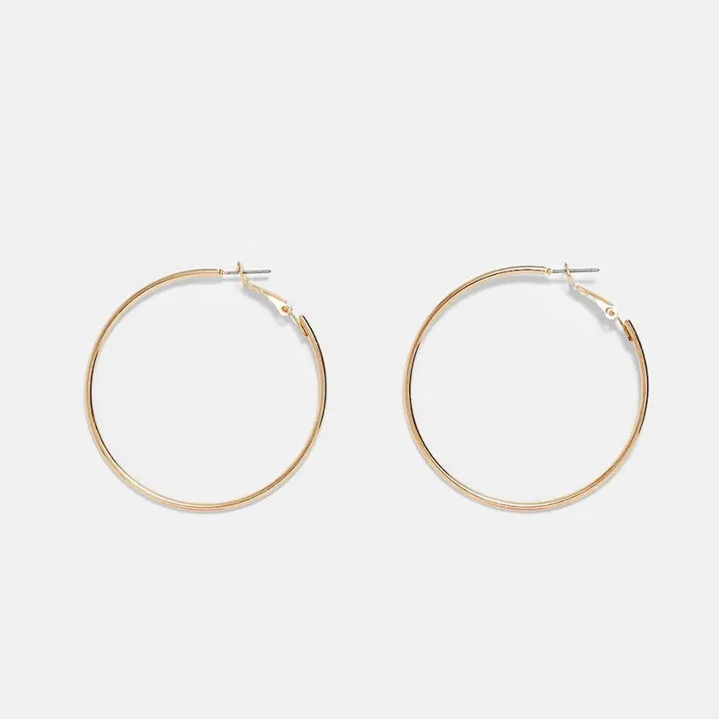 Flatfoosie Fashion New Tiny Eye Hoop Earrings For Women Girl Gold Cartilage Hoop Earrings Jewelry Star Moon Round Charm Earring