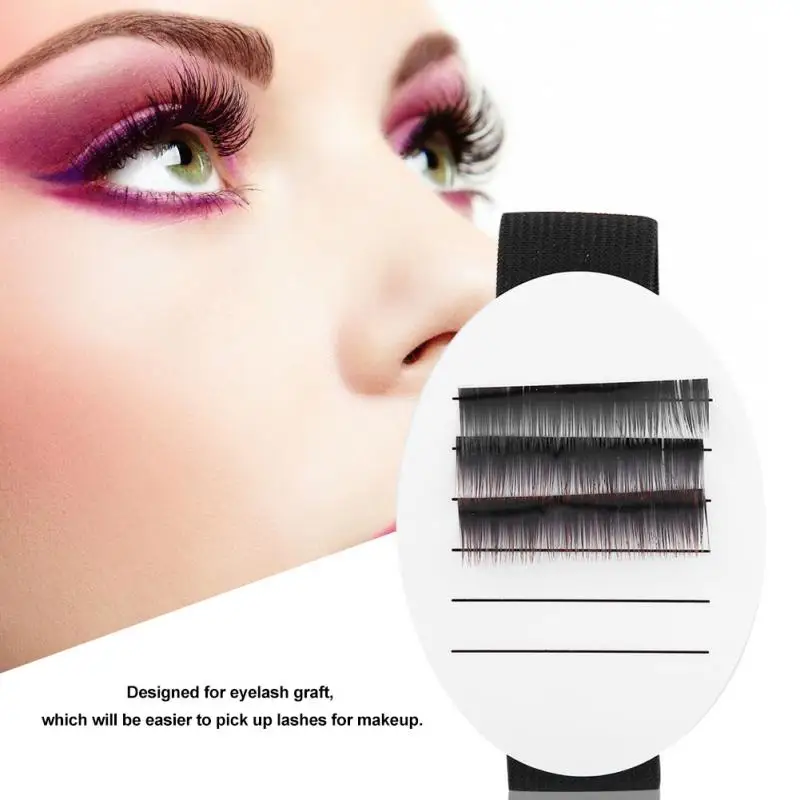Round Eyelash Extension Stand Holder Palette With Detachable Belt