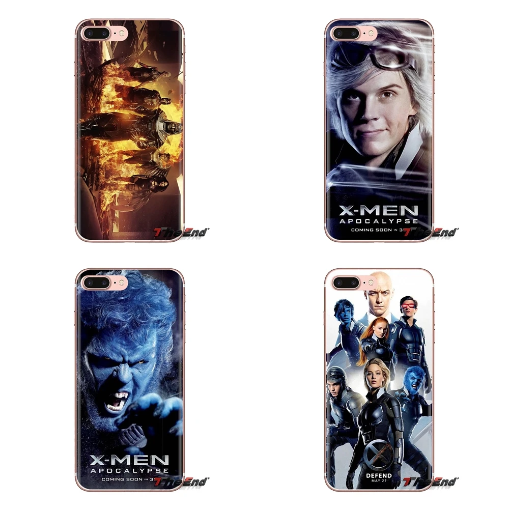 Мягкий ТПУ чехол для телефона 2016 X-Men Apocalypse Movie Huawei G7 G8 P7 P8 P9 P10 P20 P30 Lite Mini Pro P Smart Plus 2017
