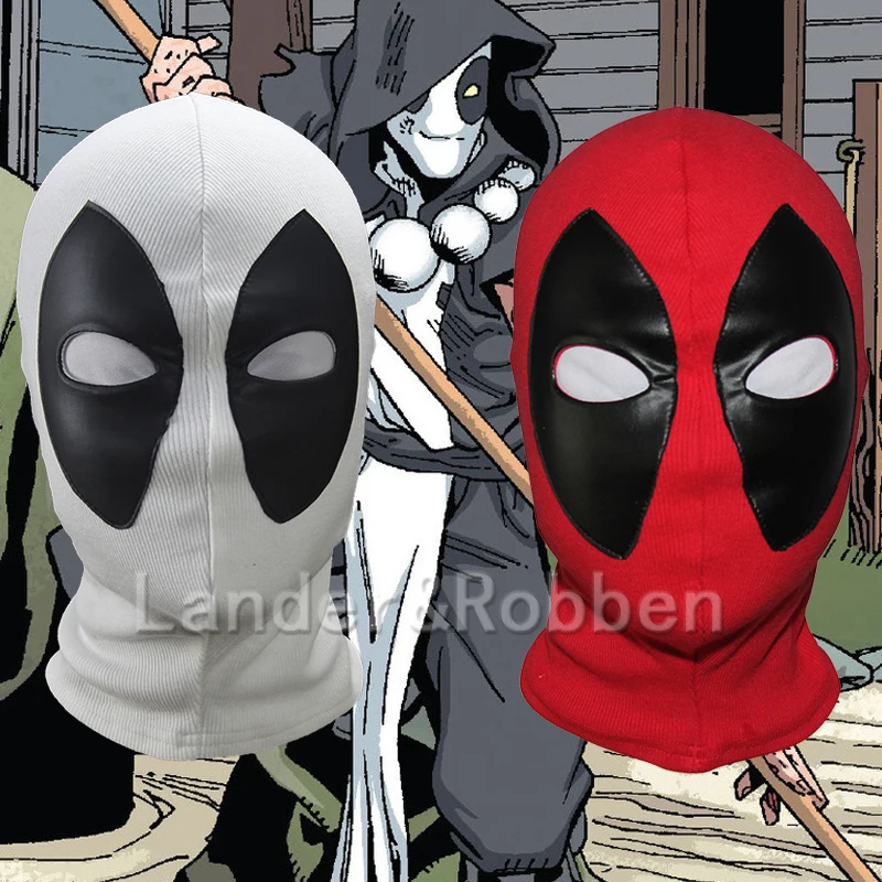 PU Leather Deadpool Masks Superhero Balaclava Halloween Cosplay Costume