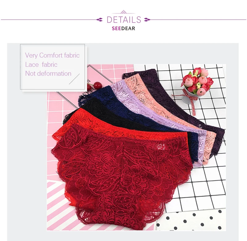 Lace Hollow Out Female Panties SD-P040-XQ (4)