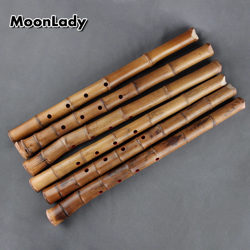 D مفتاح الخيزران Shakuhachi الناي 5 ثقوب البني اليابانية آلات موسيقية مع طيف شق مزمارا