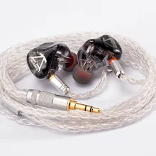 TONEKING индивидуальный заказ DIY T66S 6BA в ухо наушник 6 уравновешенного якоря Hi-Fi монитор HIFI студийные наушники с MMCX 8-жильный кабель