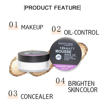 

Makeup Finish Powder Face Loose Powder Smooth Oil-control Setting Foundation 88