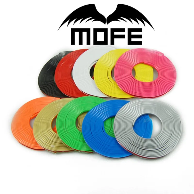 

2017 New MOFE Hot Selling 8 Meters Universal Alloy Wheel Rim Protectors Rings Alloy Gators
