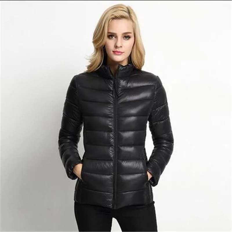 New Winter Down Cotton Jacket Slim Stand Collar Short Wadded Jacket Big Yards Thicken Warm Cotton