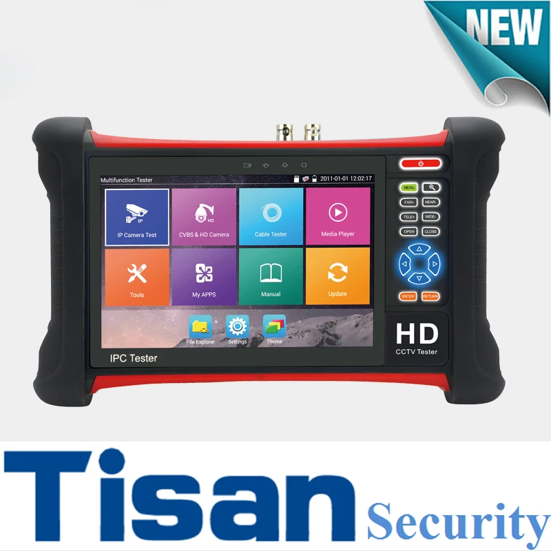 

New IP tester 1920*1200 Retina Touch screen CVBS 4K IP 5MP AHD 8MP CVI TVI Camera Tester 5 in 1 cctv tester Security camera