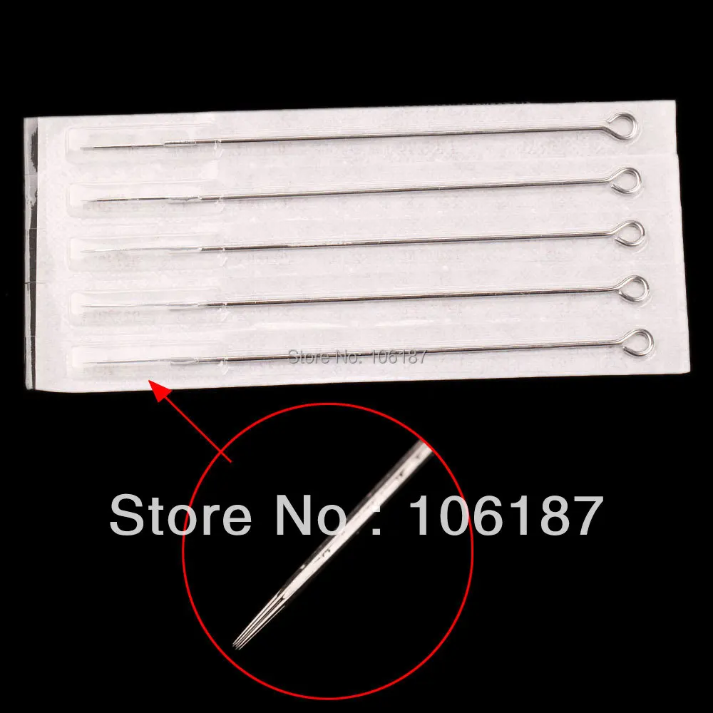 

15 Round Shader Tattoo Needles Disposable New F Tip Grip