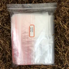 Sac transparent à fermeture éclair pour bijoux | 100 pièces, en plastique Poly, fermeture à glissière, refermable, vente en gros
