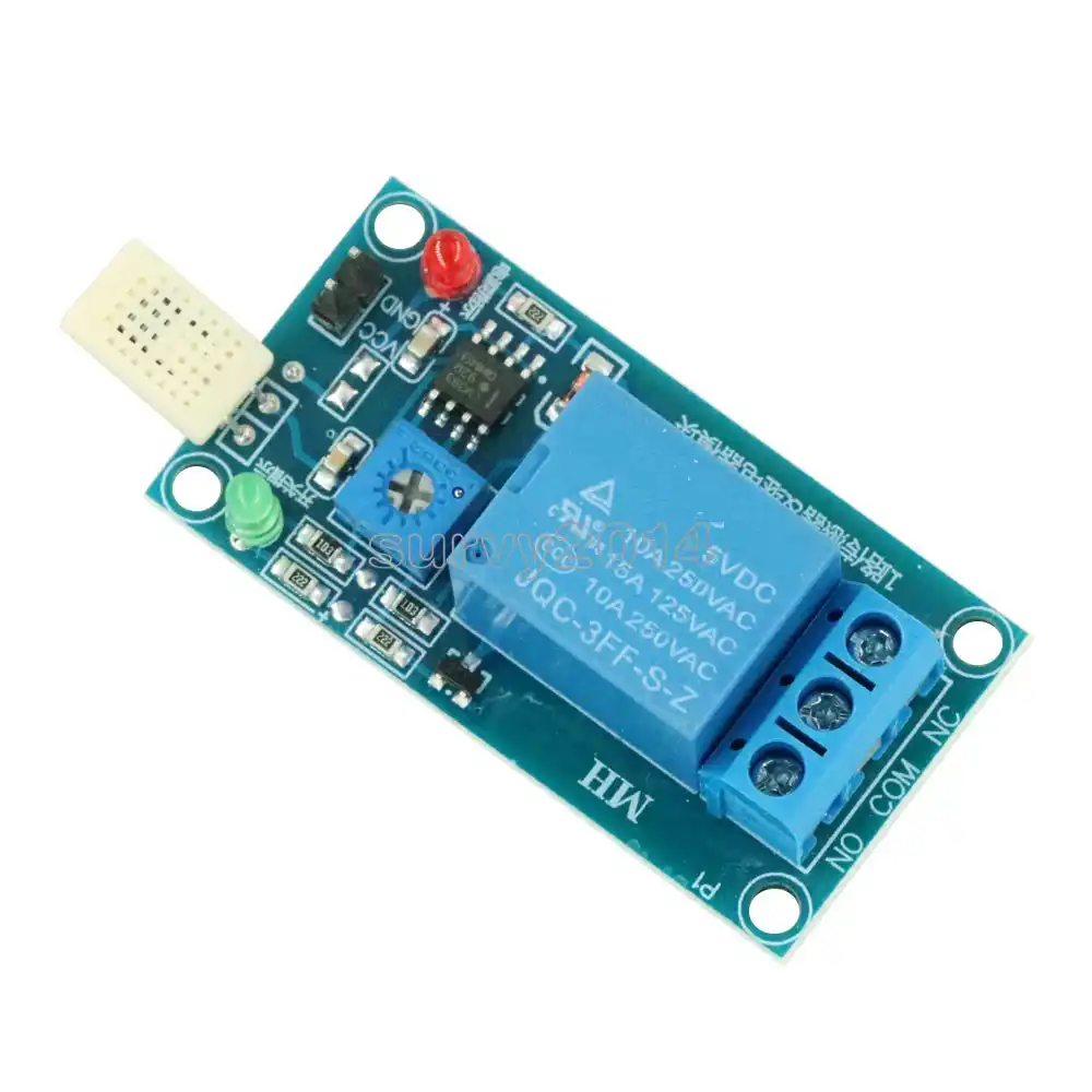 1PCS DC 5V 1 Channal 1CH 5V HR202 Humidity Sensitive Switch Relay Module