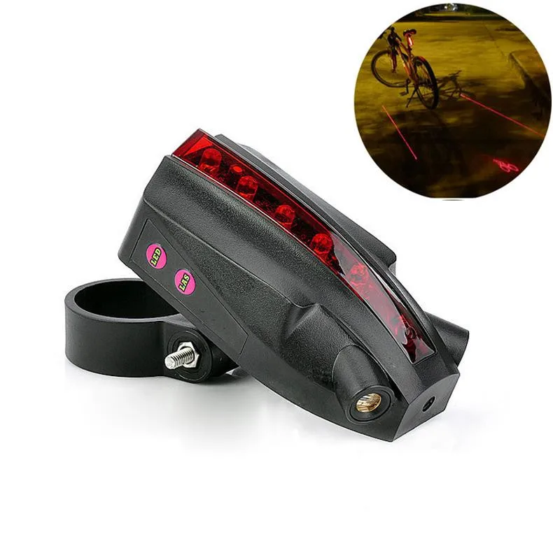 Cheap Bicycle Tail lights 5LED 2 Laser Bike Logo Intelligent Rear Tail Light Safety Lamp Super Cool for Smart Cycling Bike Accessories 7 Cheap Bicycle Tail lights 5LED 2 Laser Bike Logo Intelligent Rear Tail Light Safety Lamp Super Cool for Smart Cycling Bike Accessories 7