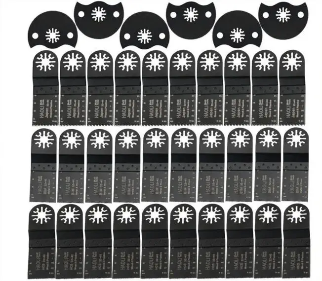 

36 pcs Oscillating Multi Tool saw blades fit for TCH Multimaster,Fein,Dremel etc,multifunction power tool,wood metal cutting