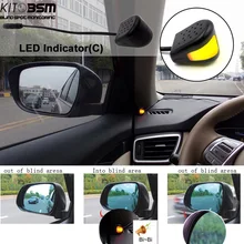 Bsd KITBSM universal/bsa/blis/lca Estacionamento Assistência 24 GHz microondas sensor de detecção de zona de ponto cego do carro lado auxiliar dispositivo