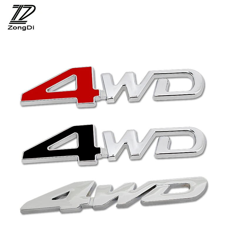 ZD 3D металлические автомобильные наклейки 4X4 4WD тюнинг Cyter для Ford Focus 2 3 Fiesta Mondeo Ranger