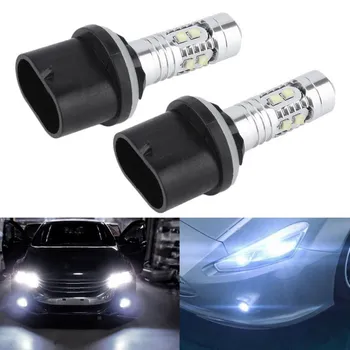 

2pcs 1800LM COB LED Car Fog Light Blubs 880 884 885 890 892 893 899 6000K White 360 Degree Auto Lights Vehicle Fog Lamp