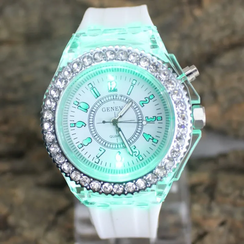 Fashion Womens Fashion Personality Luminous Watch Gift Casual Watch Clock Montre Femme #2AP26 (6)