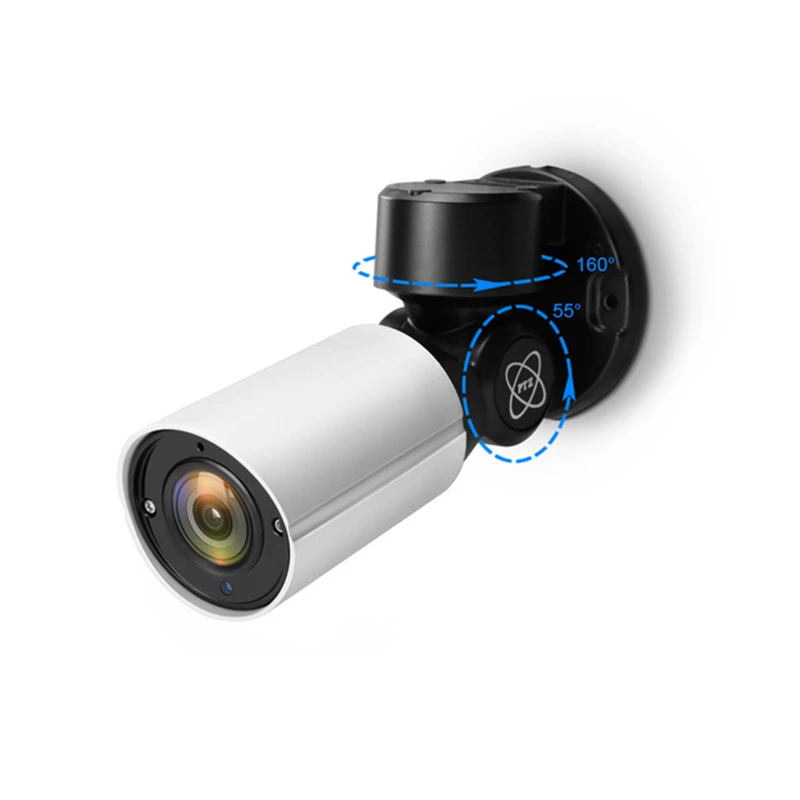 SUCAM High Definition 2MP PTZ POE IP Camera H.265 ONVIF Vide Surveillance Pan Tilt Zoom Camera 50 Meters with 2.8-12mm Zoom Lens 4