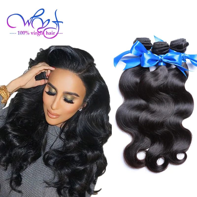 

WYF 5 Bundles Malaysian Virgin Hair Body Wave Malaysian Hair Products Wet And Wavy Human Hair Weaves 7A Malaysian Body Wave Hair