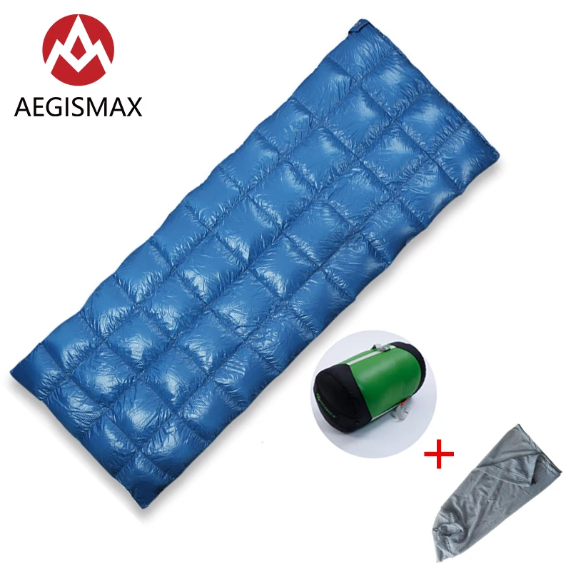 

AEGISMAX SPI Ultra-Light Ourdoor Camping White Duck down sleeping bag Adult Spring Autumn Summer Envelope Sleeping Bag