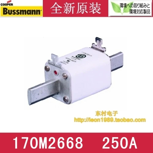 

US BUSSMANN fuse 170M2668 170M2668D 250A 690V fast acting fuses