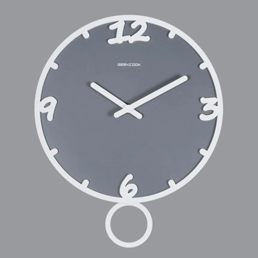

Minimalist Creative Modern Wall Clock Silent Bedroom Wall Clock Living Room Wood Zegar Home Decoration Accessories 60C0060