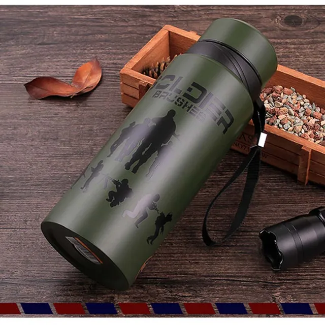 Creative Insulated Military Cup Outdoor Sports Camouflage Thermos