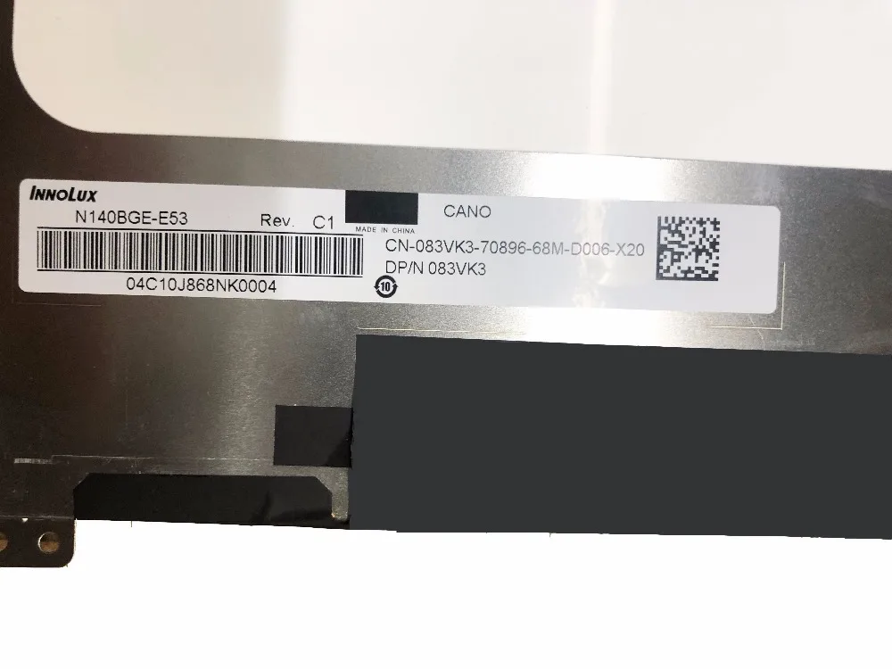 Матрица для ноутбука 14 0 &quotHD 1366X76 8 ЖК-экран N140BGE-E53 N140BGE E53 DELL latitude E7480 без сенсорного