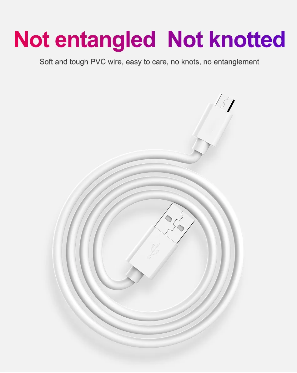 Micro USB кабель 2A Быстрая зарядка usb type C кабель для передачи данных для iphone samsung Xiaomi Tablet Android usb зарядный шнур зарядный кабель