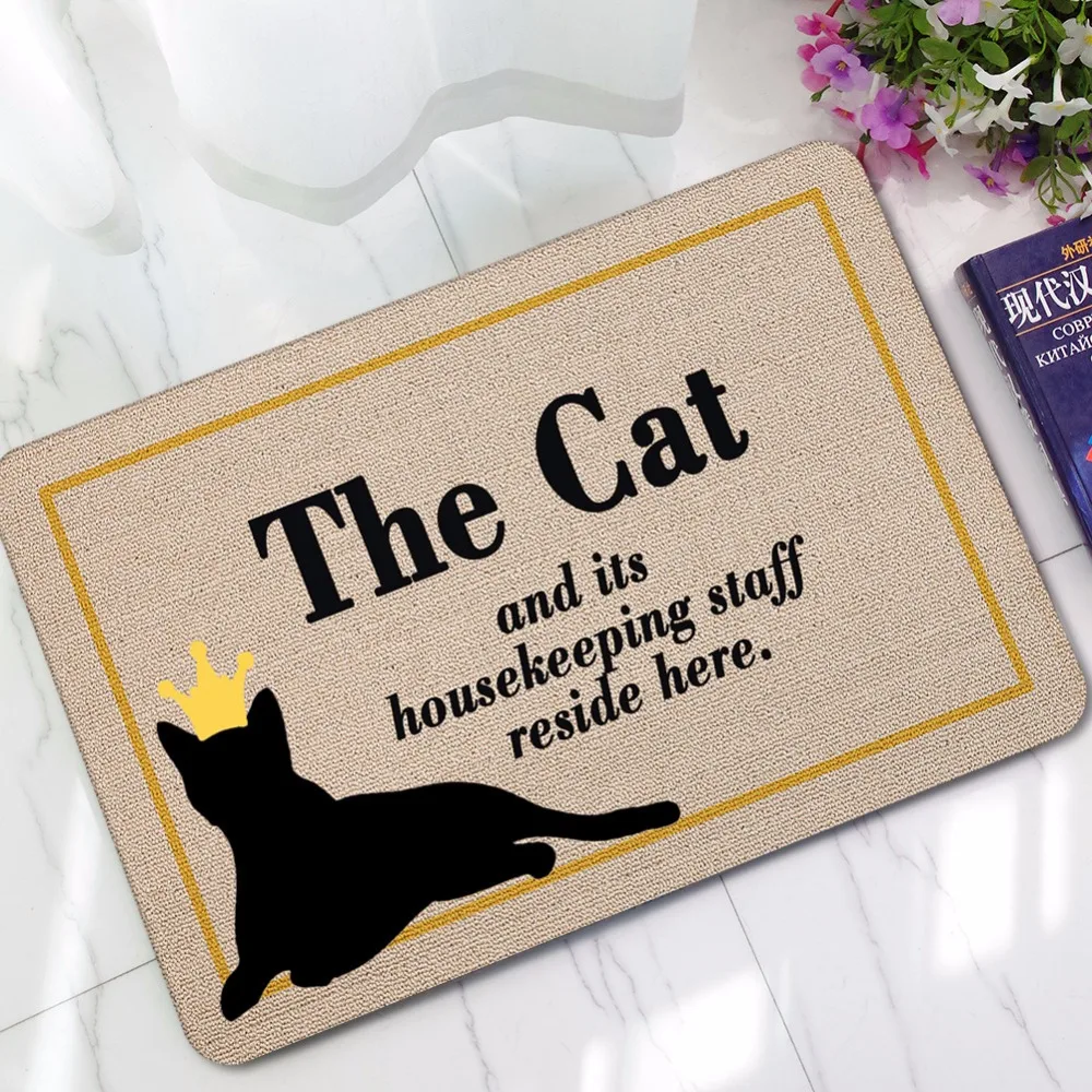 CAMMITEVER челнока кошка печати вход коврик Кухня ковры, двери коврики Добро пожаловать коврики ковер Rugs стопы