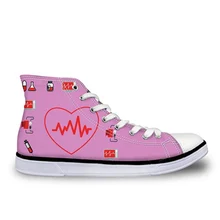 THIKIN/Женская прогулочная обувь; обувь на плоской подошве с принтом для кормящих; Классическая обувь с высоким берцем для девушек; повседневная женская обувь для улицы и газона