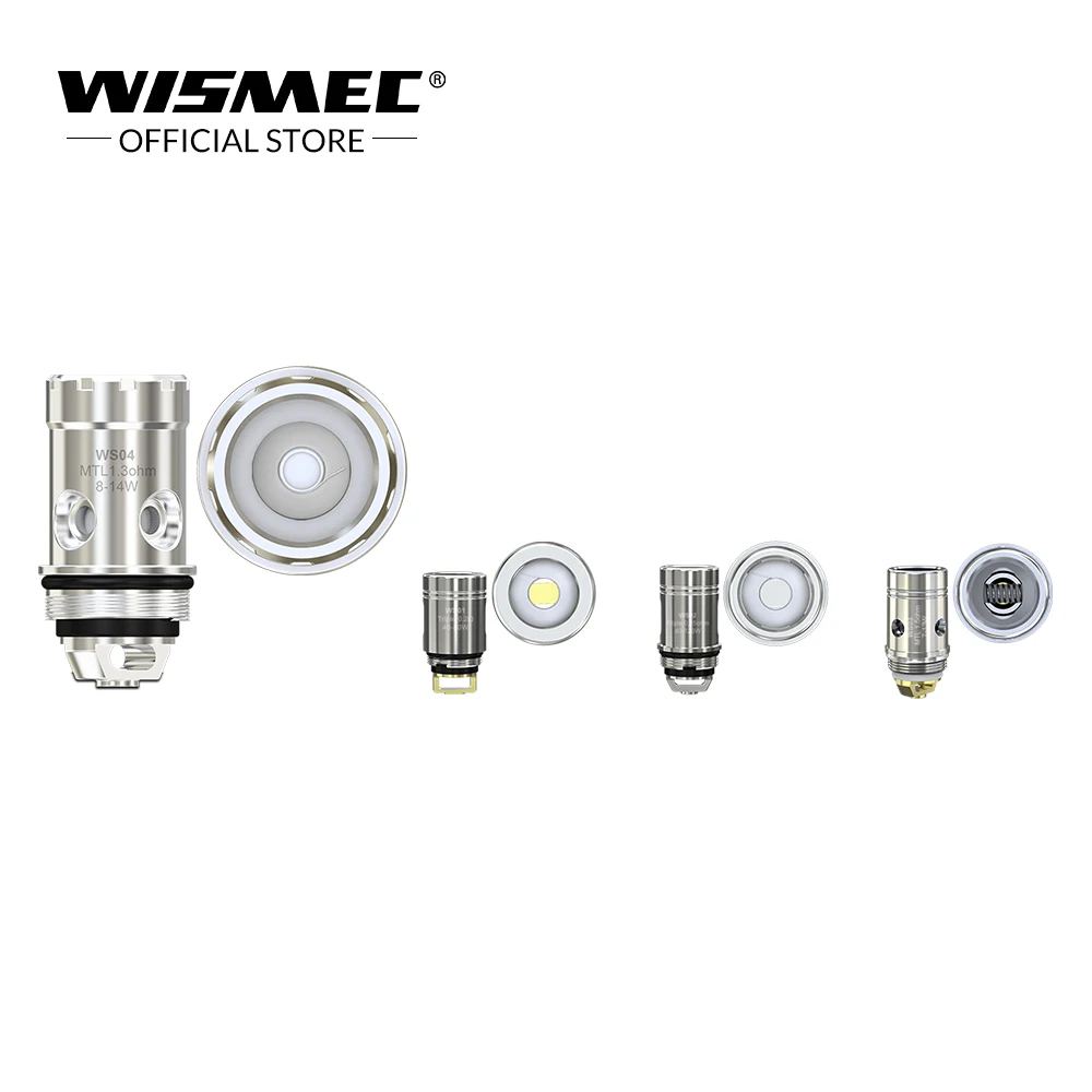  Original Wismec Amor NS Plus Atomizer Tank 4.5ml with WS04 MTL 1.3ohm Head for wismec active kit el