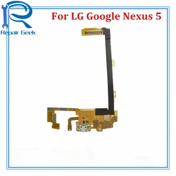 

5pcs/Lot New Mic Dock Connector Flex Cable Repair Parts For LG Google Nexus 5 D820 D821 USB Charger Charging Port Repair Parts