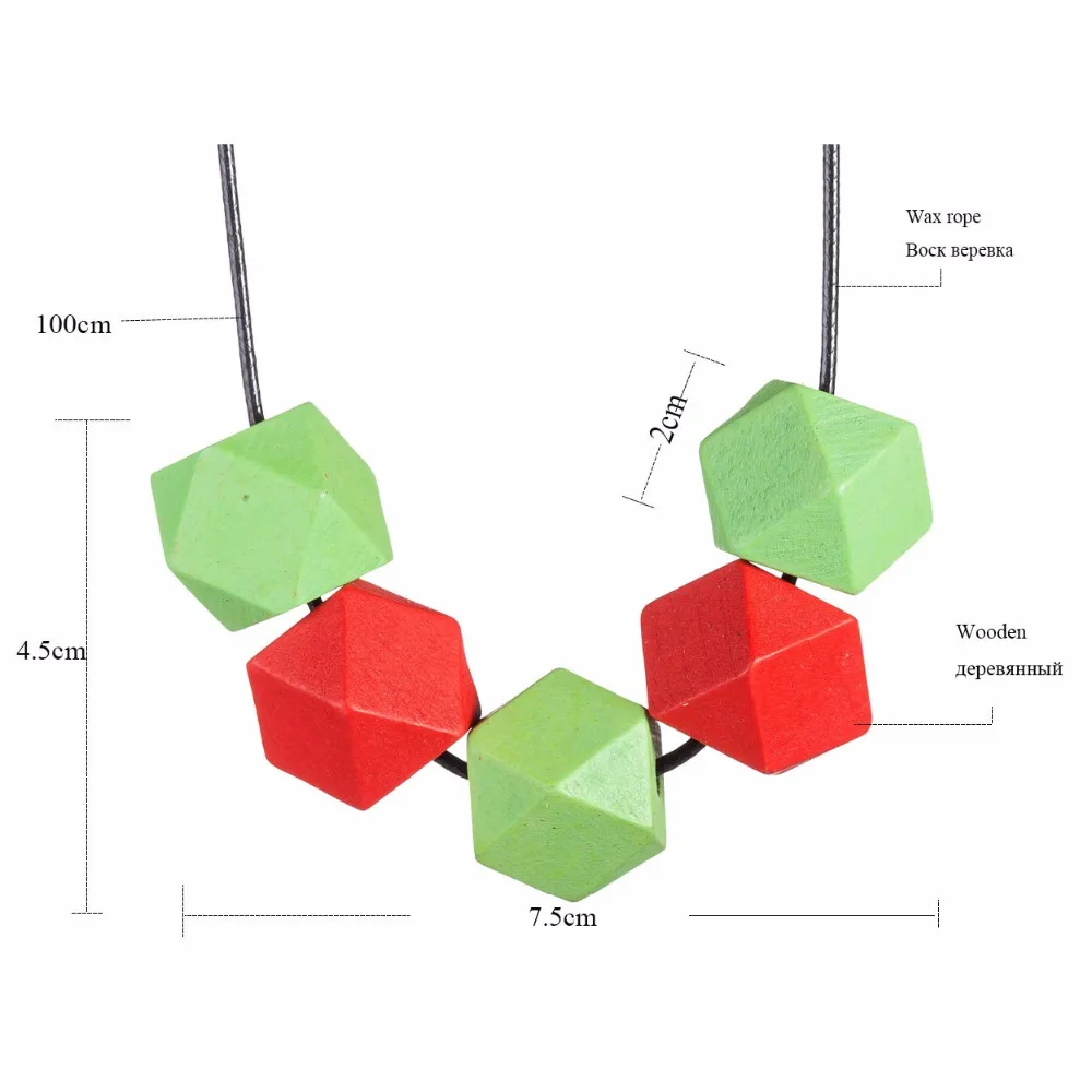 Милая женщина ювелирных изделий основа для кулонов и ожерелья, Длинные веревки деревянные бусы кулон женщины ожерелье для рождественские подарки ошейник Воротник