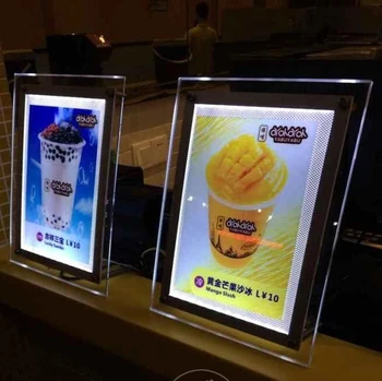 

Acrylic frameless LED Lighted Panel Box with Standoff