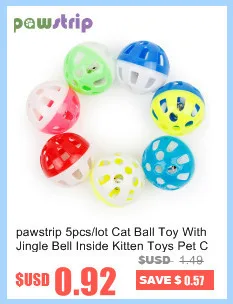 Pawstrip 12 шт./лот красочное кольцо бумажная игрушка для кошек интерактивный Майларовый рельефный шарик игрушки для котят диаметр 2 дюйма