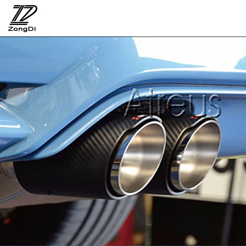 

ZD For Volkswagen VW Golf 7 Golf 6 MK7 MK6 Bora Scirocco Accessories 1.4T 1.4 TSI Car Exhaust Pipes Carbon Fiber Akrapovic Tip