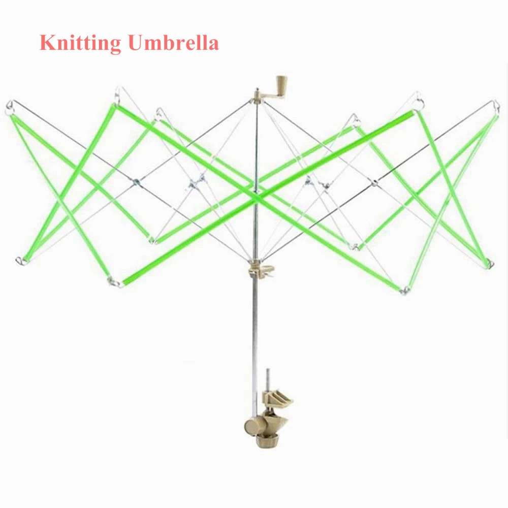 1pcs Knitting Umbrella Swift Wool Yarn String Winder Holder Hand-Operate Hanks Skeins Line Crochet Craft Tool Drop Ship | Дом и сад