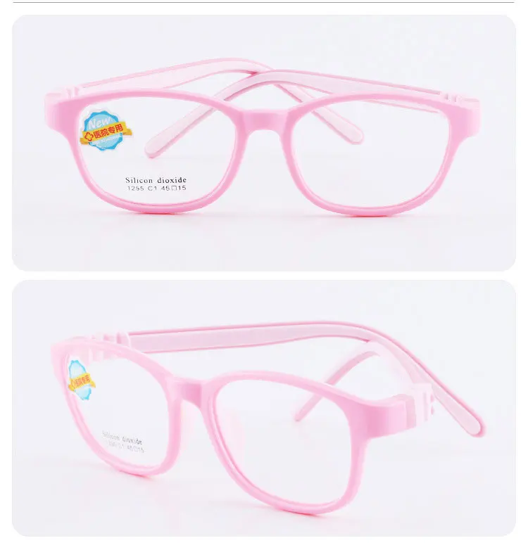 1255 детские очки оправа для мальчиков и девочек оправа для детских очков гибкие качественные очки для защиты и коррекции зрения
