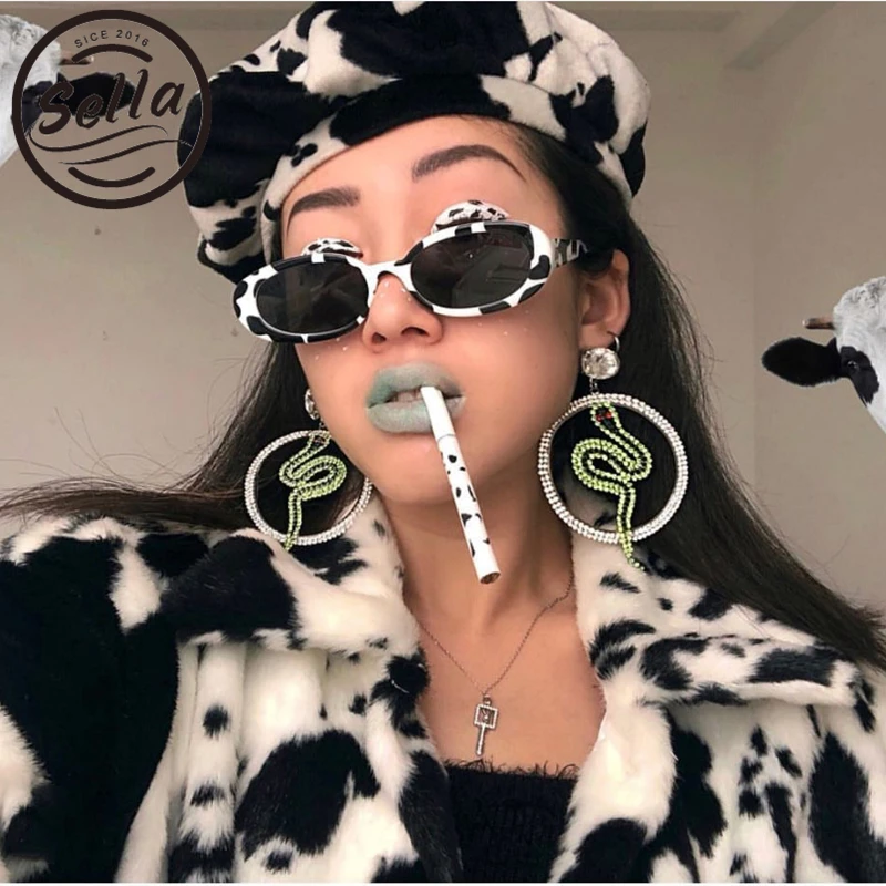 

Sella New Fashion Women Small Narrow Frame PC Lens Sunglasses Brand Designer Oval Pink Frame Clear Lens Glasses Eyewear