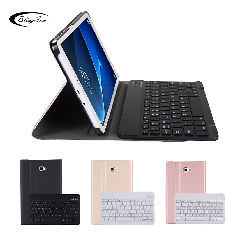 Чехол для планшета Samsung Galaxy Tab A A6 10 1 2016 SM T580 чехол с клавиатурой Bluetooth умный из