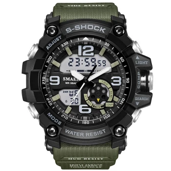 

Luxury G Style Sports Watches Men Fashion LED Digital Shock Quartz Watch Waterproof Casual Military Wrist Watch Clock Relogio