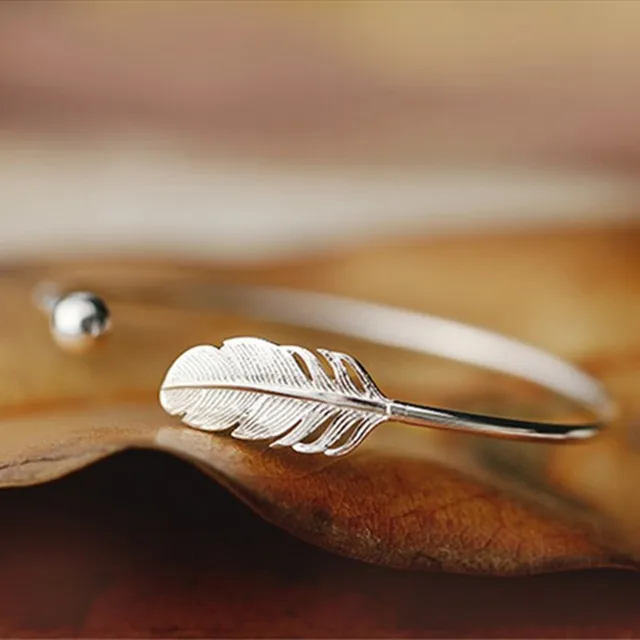 Nowe mody 925 Sterling Silver biżuteria wysokiej jakości kobiet proste pióro mała piłka otwarte bransoletki i Bangles tanie tanio FYLA MODE NONE Osoba trzecia oceny Mankiet bransoletki Unisex 6 50CM for ref TRENDY Brak Rocznica Grzywny Feather Small Ball Open Bracelets Nowe mody 925 Sterling Silver biżuteria wysokiej jakości kobiet proste pióro mała piłka otwarte bransoletki i Bangles tanie tanio FYLA MODE NONE Osoba trzecia oceny Mankiet bransoletki Unisex 6 50CM for ref TRENDY Brak Rocznica Grzywny Feather Small Ball Open Bracelets