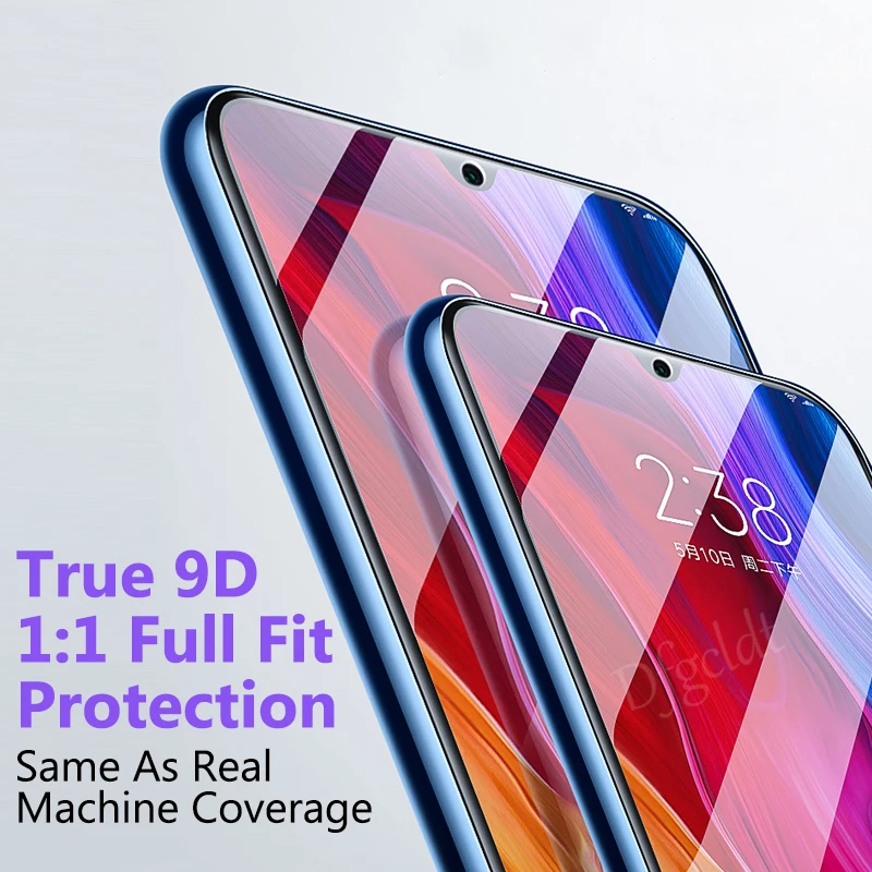 9D закаленное стекло для Xiaomi 9 8 SE Lite Play Helo 3 Полное покрытие защитное Redmi Note 7