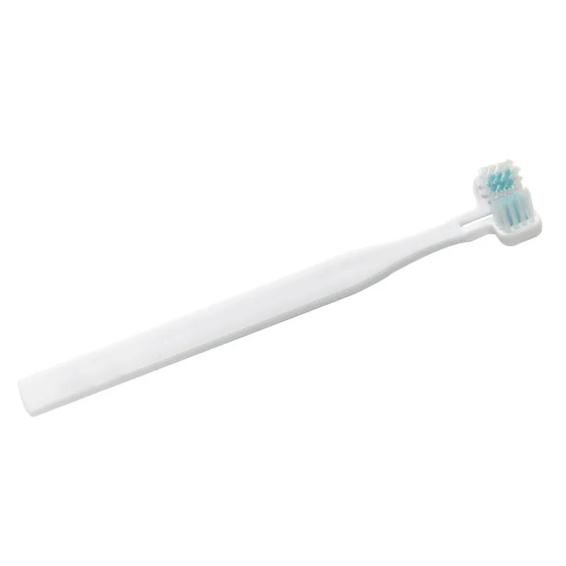 Newly Dog Toothbrush Double Heads Teeth Brushing Cleaner Pet Breath Freshener Oral Care for Dog Cats  TE889