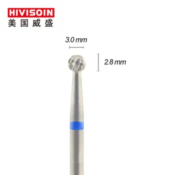 

Cross cut standard (0310.030)- ISO190 -Tungsten Carbide Burs - HIVISOIN Carbide Nail Drill Bit&Dental Burs