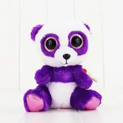 15 см Ty Beanie Boos большой средства ухода для век плюшевые игрушки куклы фиолетовый панда подарок маленьких детей коллекционный мягкий плюшевый